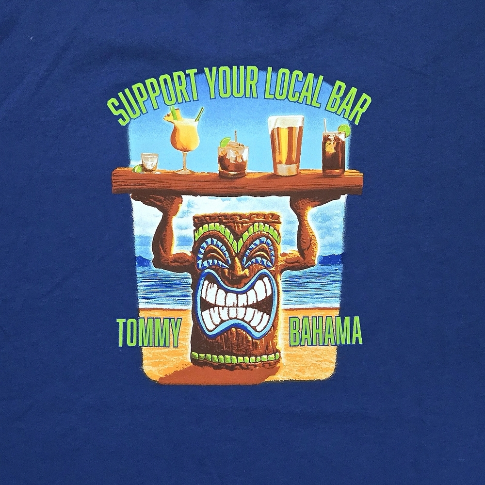 Tommy Bahama "Support Your Local Bar" Graphic Tee👕 - NWT - Picture 3 of 13